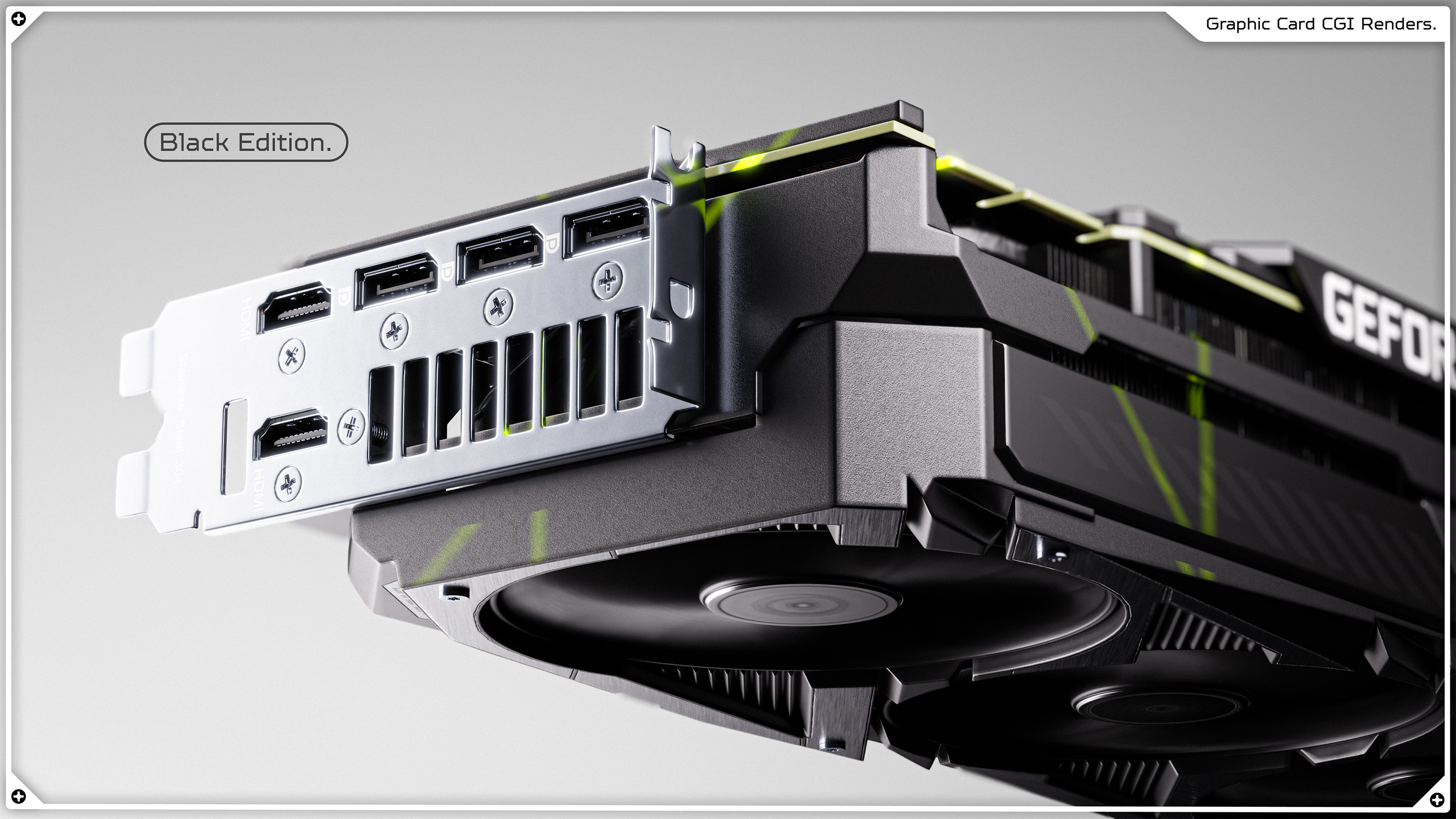 ASUS ROG Strix RTX 3090, 3D Product Visualization.